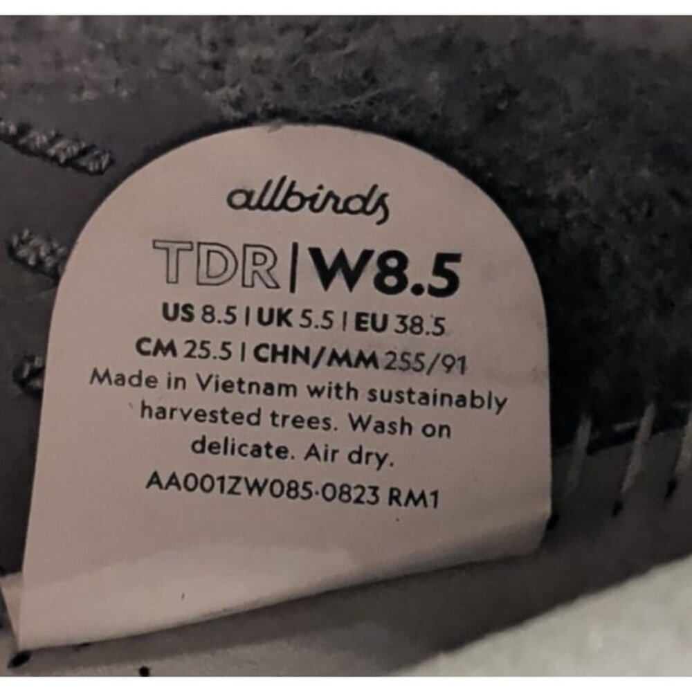 Womens Allbrids White Slip On Tree Dasher Relay Sneakers US 8.5 Comfort Running - Picture 10 of 11